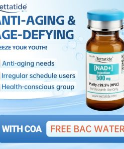Rettatide NAD+ (500mg) Anti-Aging | DNA Repair | Cell Health | Muscle Recovery | with COA