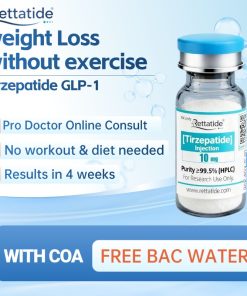 Rettatide Tirzepatide GLP-1 Weight Loss Injection Vial 10mg Peptide with COA – Slimming Supplement for Safe Fat Reduction